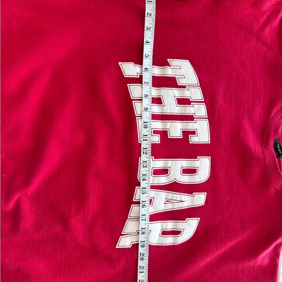 The Bar Varsity Sweatshirt in Ruby Red, L - Picture 4 of 10